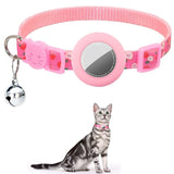 Cat Collar with AirTag Silicone Case & Bell - Apples