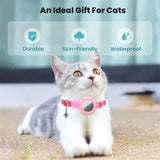 Cat Collar with AirTag Silicone Case & Bell - Apples