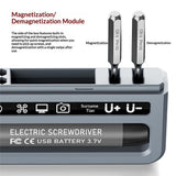 Electronic Screwdriver Set 32-in-1 with USB-C Charging - Grey