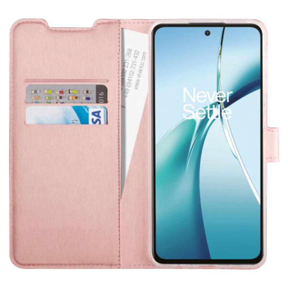 OnePlus Nord CE4 Lite - Vivanco Classic Wallet Flip Cover with Purse - Pink