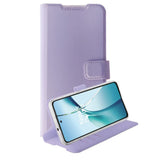 OnePlus Nord CE4 Lite - Vivanco Classic Wallet Flip Cover with Purse - Purple