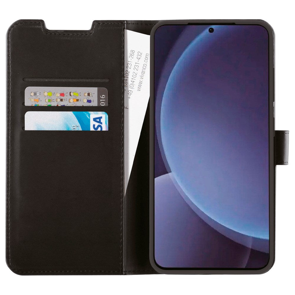 Samsung Galaxy S25+ (Plus) Vivanco Classic Wallet Case - Black