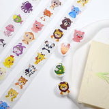 Roll of 500 x Stickers of Cartoon Animals - Sea Animals