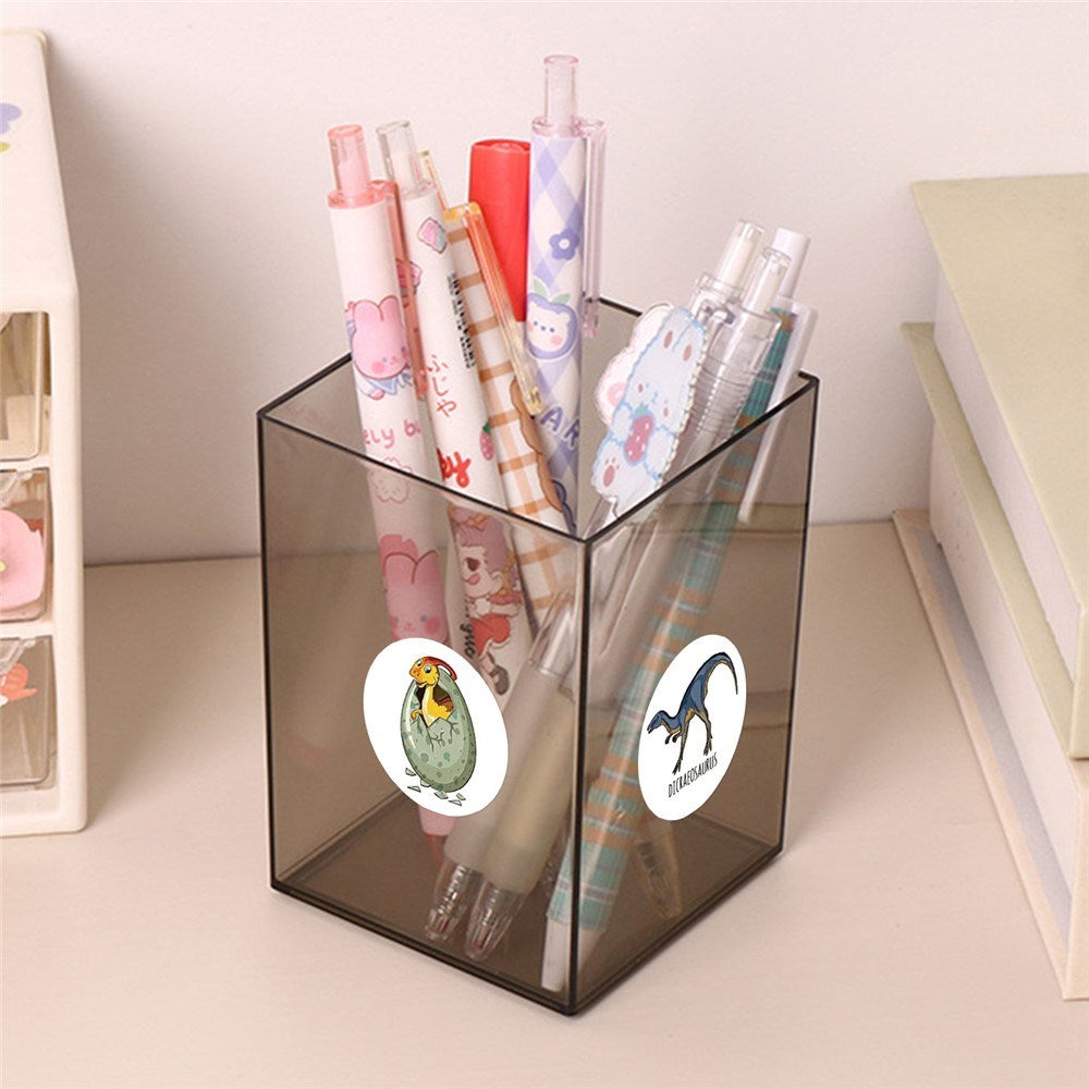 Roll of 500 x Stickers of Cartoon Dinosaurs - V3