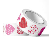 Roll of 500 x Stickers - Hearts
