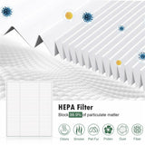 Vacuum filter for Xiaomi Robot Vacuum E10 / iRobot Roomba Combo 105 Robot Vacuum Cleaner - White