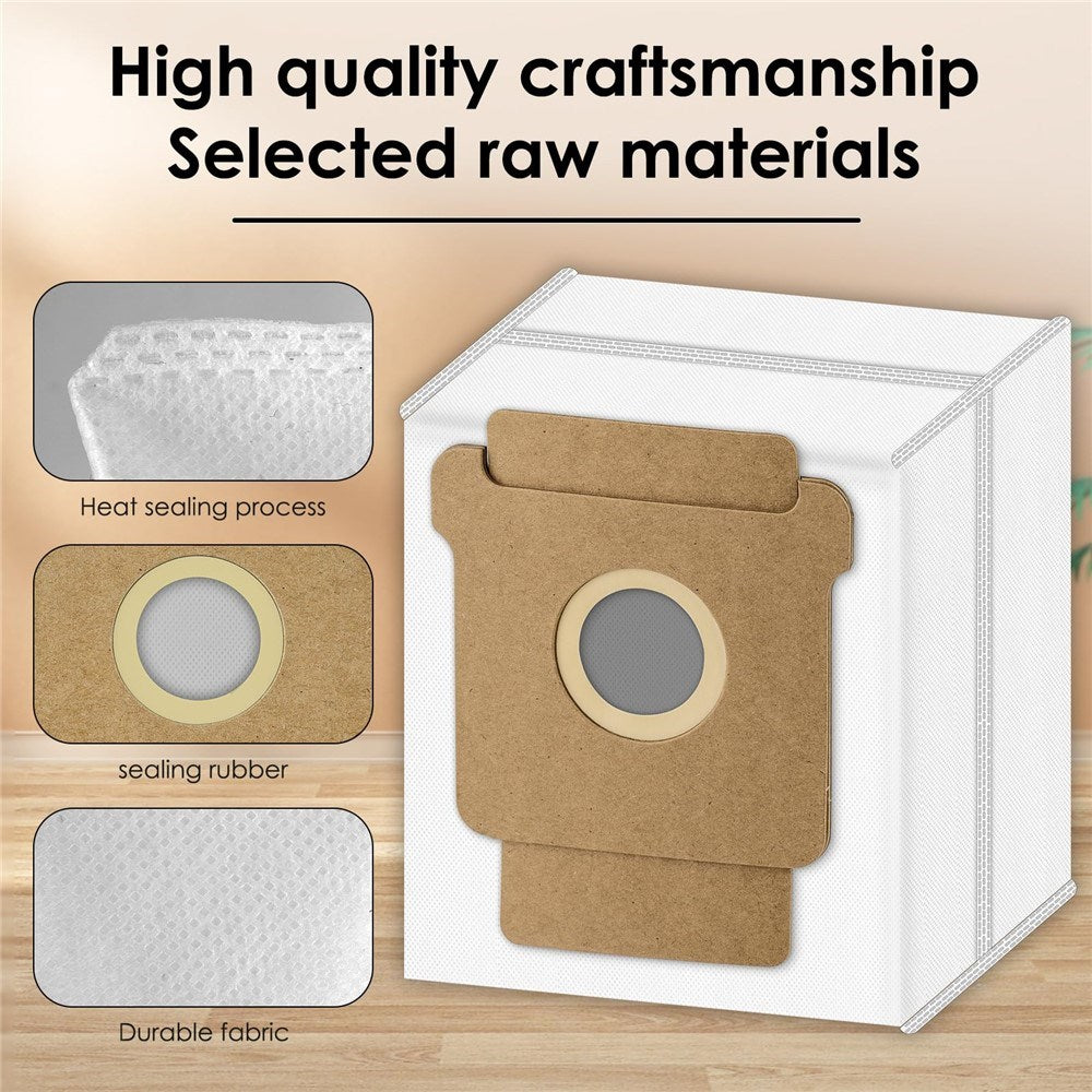 Vacuum Bag for iRobot Roomba Combo / 105 / 205 / 405 Plus / 505 Plus Robot Vacuum Cleaner - White