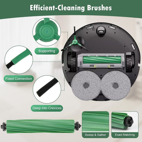 Vacuum Brush for iRobot Roomba Plus 505 Combo / 405 Combo Robot Vacuum – Green