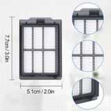 Vacuum Filter for iRobot Roomba Combo 405 Plus / 505 Plus Robot Vacuum – White