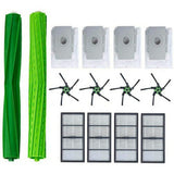 iRobot Roomba S9+ / S9 Robot Vacuum Accessory Kit with Brush, Filter & Bags - 14 pcs - White / Green
