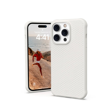 iPhone 14 Pro UAG [U] Dot Series Silicone Tough Case - MagSafe Compatible - Marshmallow