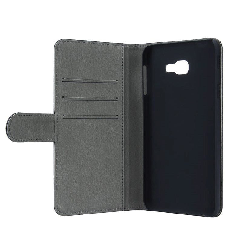 GEAR Samsung Galaxy J4+ Leather Wallet Case Black'