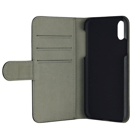 GEAR iPhone X / Xs Wallet Leather Case Black