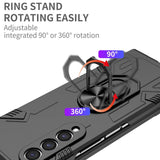 EIDERWOOD Samsung Galaxy Z Fold4 (5G) Tough Case with Kickstand - Black