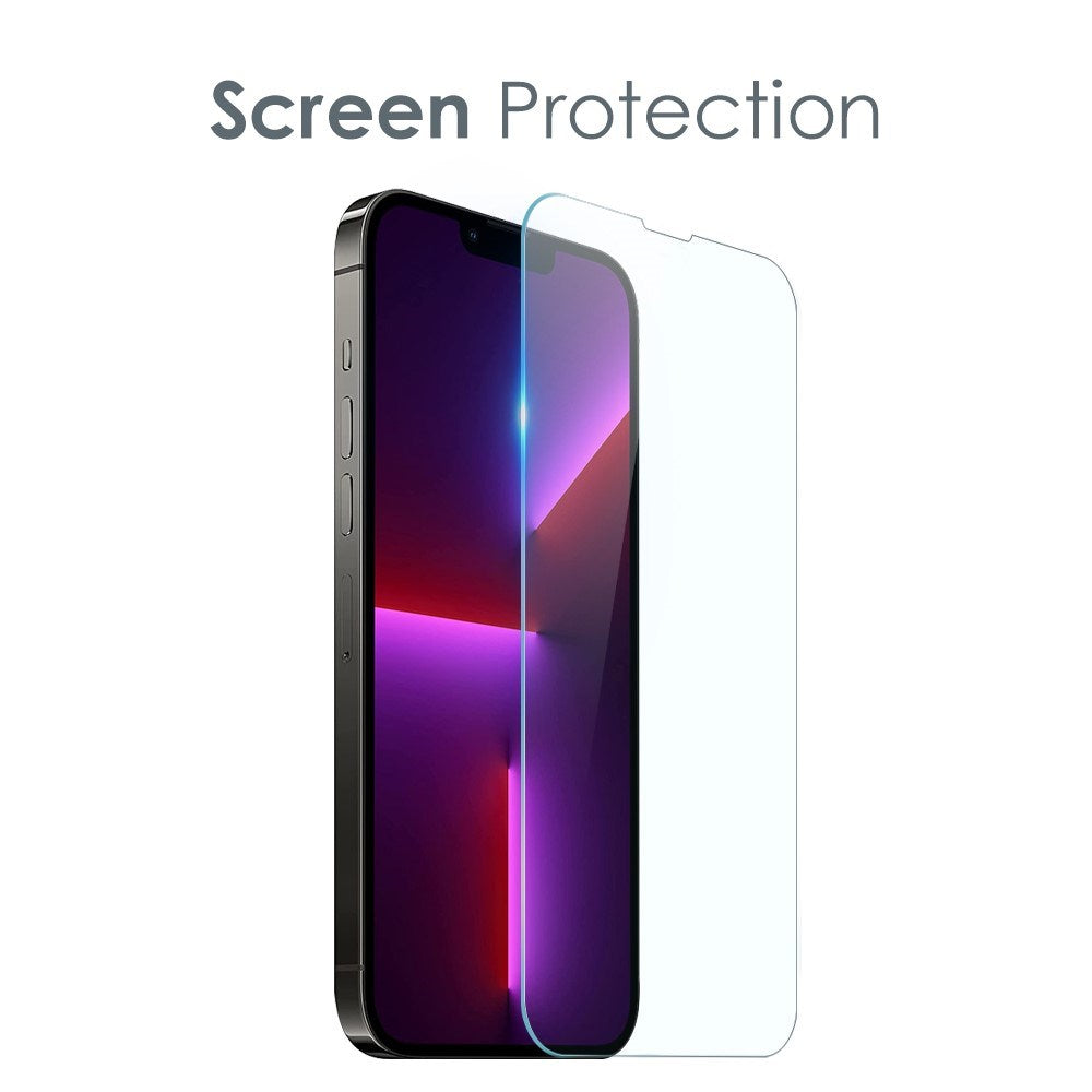 NORTHJO iPhone 13 Pro Max | 3-in-1 360° Protection Set with Case | Screen Protector | Camera Lens Protector - Transparent