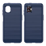 EIDERWOOD Samsung Galaxy Xcover 6 Pro Brushed Carbon Case - Blue