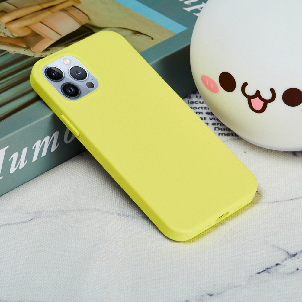 iPhone 14 Pro Silicone Case - Yellow