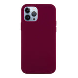 iPhone 14 Pro Silicone Case - Wine Red