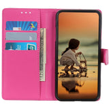 Samsung Galaxy M13 Litchi Leather Wallet Case - Pink