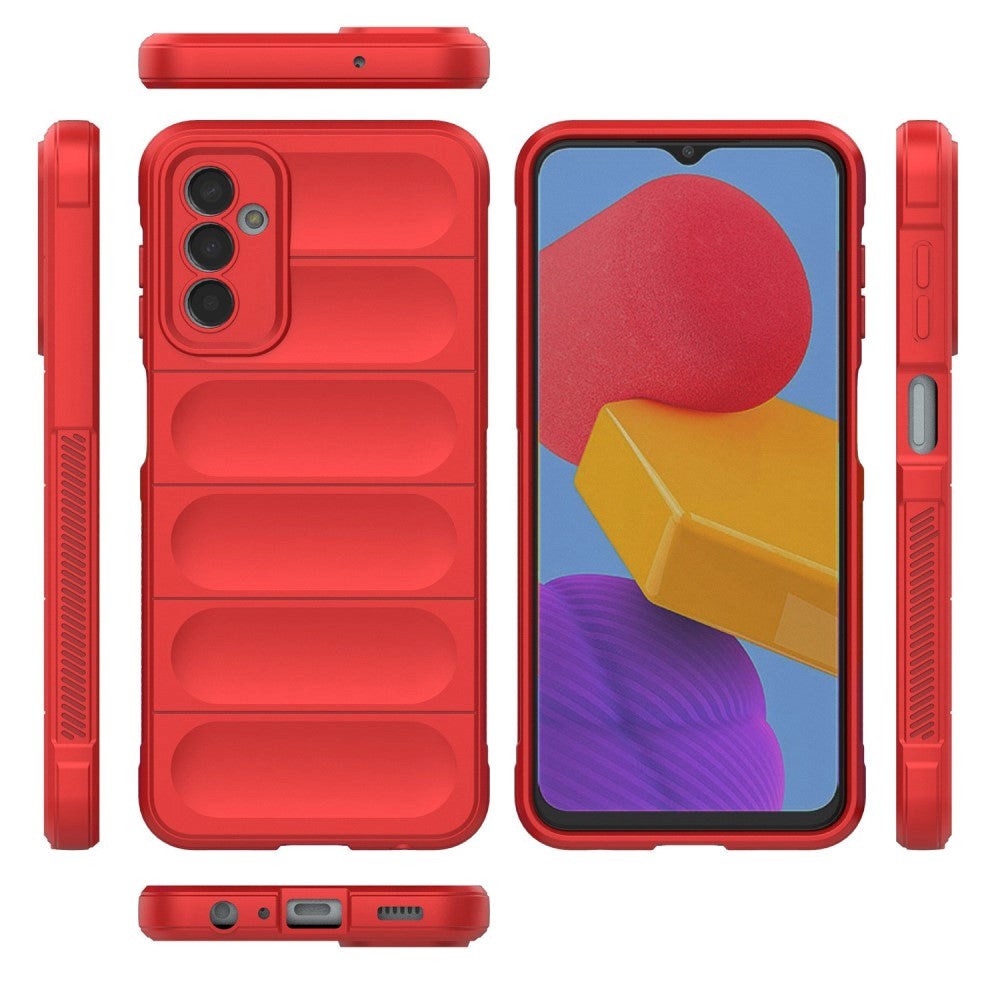 Samsung Galaxy M13 Flexible Plastic Case - Red