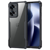 OnePlus Nord 2T (5G) Combo Case w. Hard Plastic Back - Transparent / Black