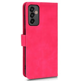 Samsung Galaxy M13 Leather Flip Case with Wallet and Magnetic Closure - Pink