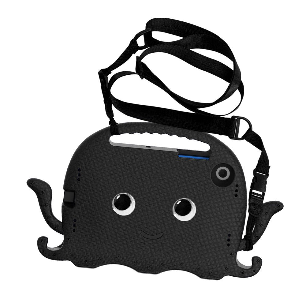 Samsung Galaxy Tab A8 10.5" (2021) Kids Case w. Kickstand - Octopus - Black