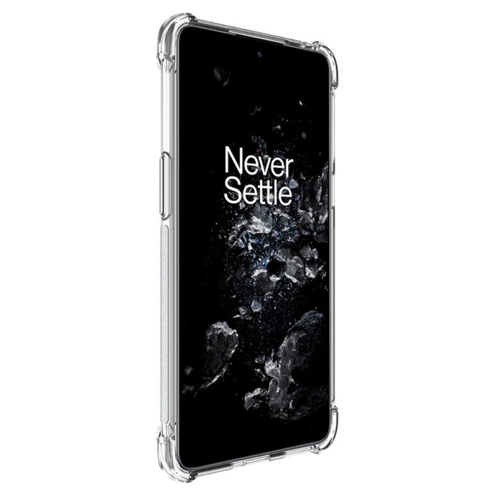 EIDERWOOD OnePlus 10T Flexible Plastic Case with Reinforced Corners - Transparent