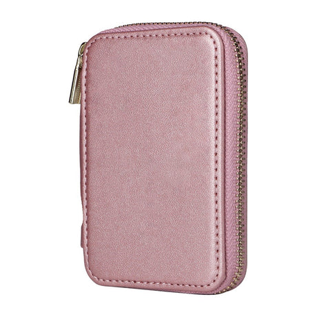EIDERWOOD Magnetic Wallet / Card Holder with Zipper - MagSafe Compatible - Rose Gold