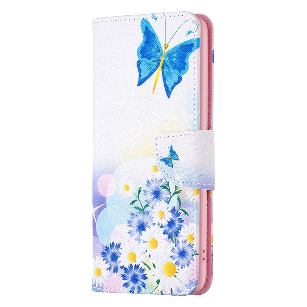 EIDERWOOD iPhone 16 Pro Leather Case w, Wallet & Print - Butterfly & Flowers