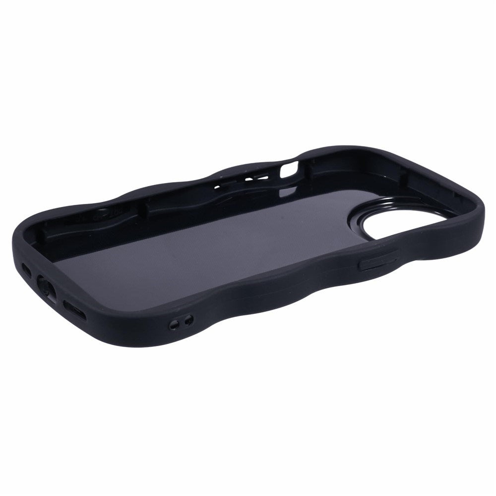 iPhone 15 EIDERWOOD Flexible Plastic Wavy Case - Black