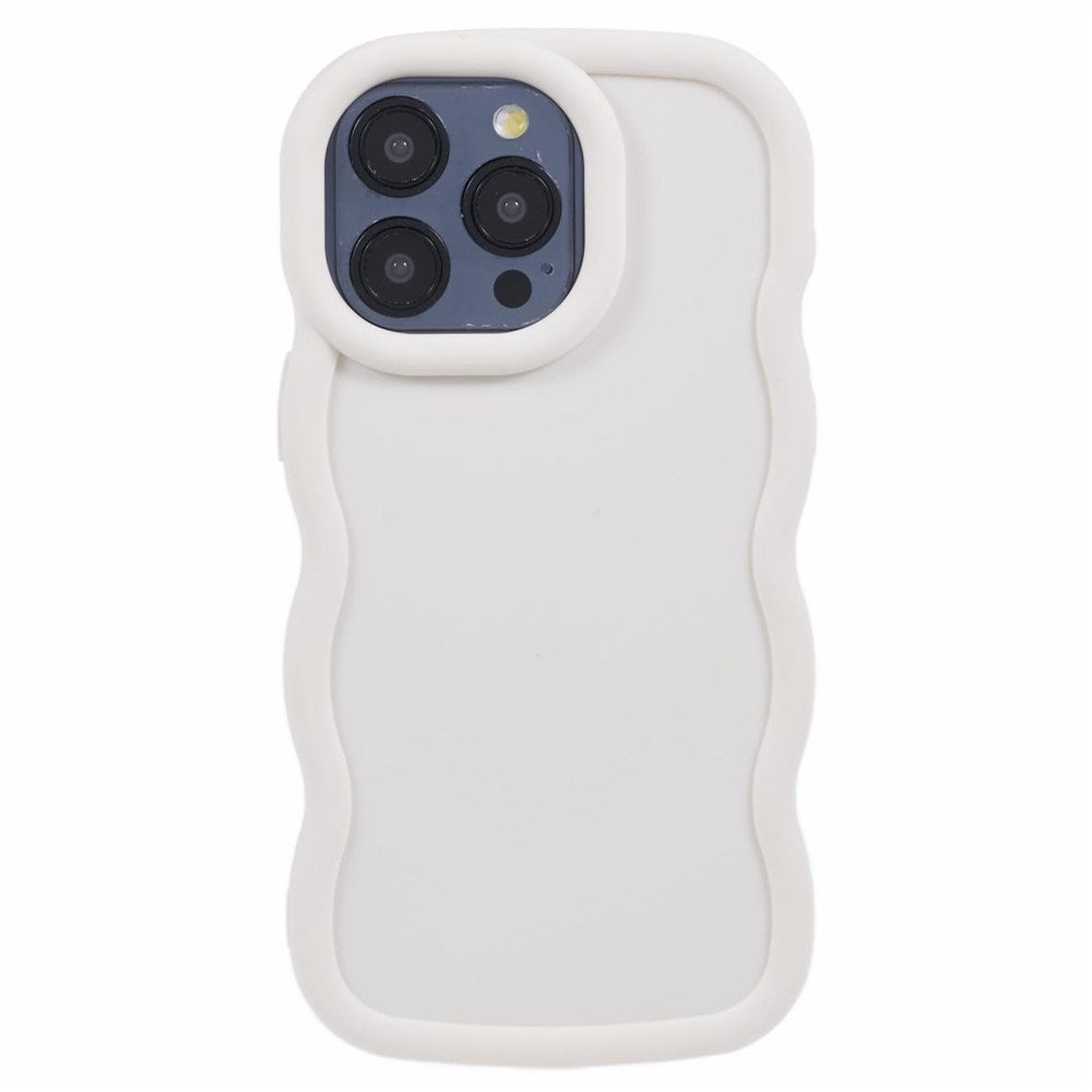 iPhone 15 Pro Max EIDERWOOD Flexible Plastic Wavy Case - White