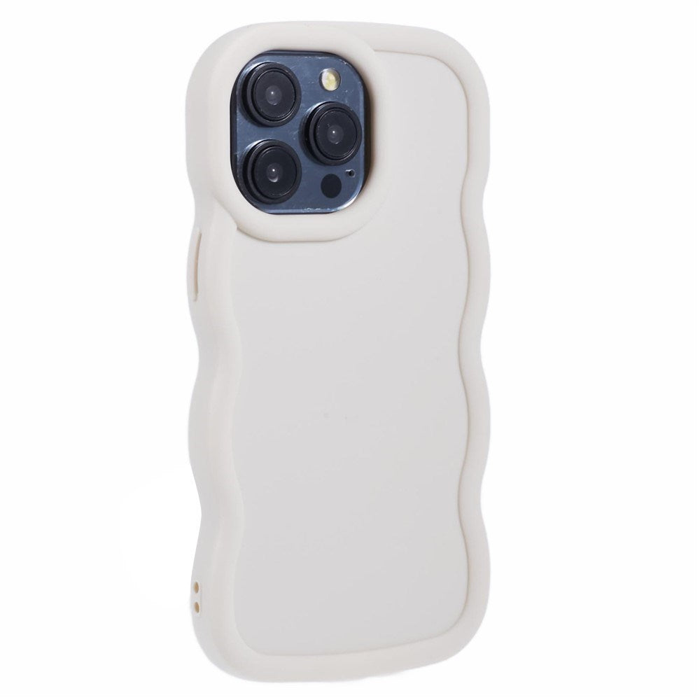 iPhone 15 Pro Max EIDERWOOD Flexible Plastic Wavy Case - White