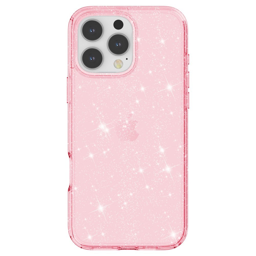 EIDERWOOD iPhone 16 Pro Hybrid Plastic Case - Pink Glitter