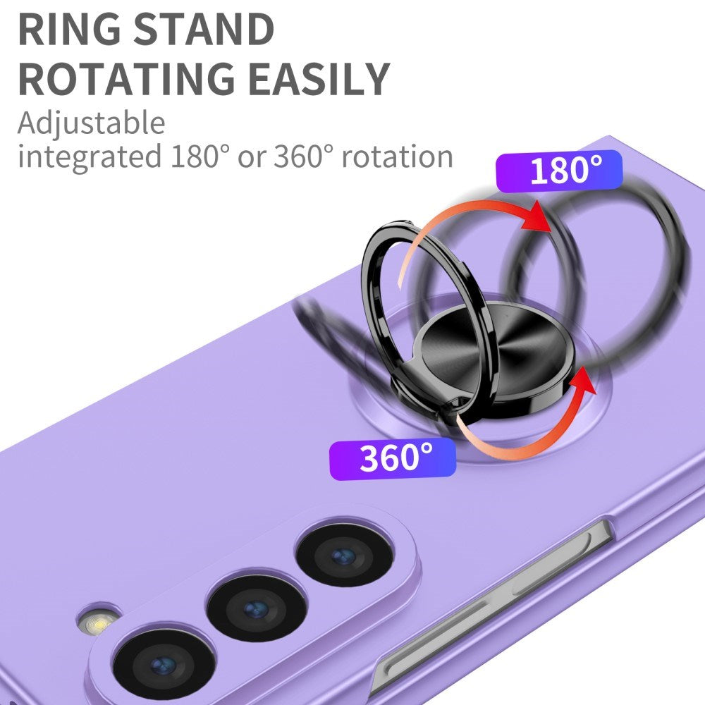 EIDERWOOD Samsung Galaxy Z Fold6 Plastic Case w. Magnetic Kickstand - Purple