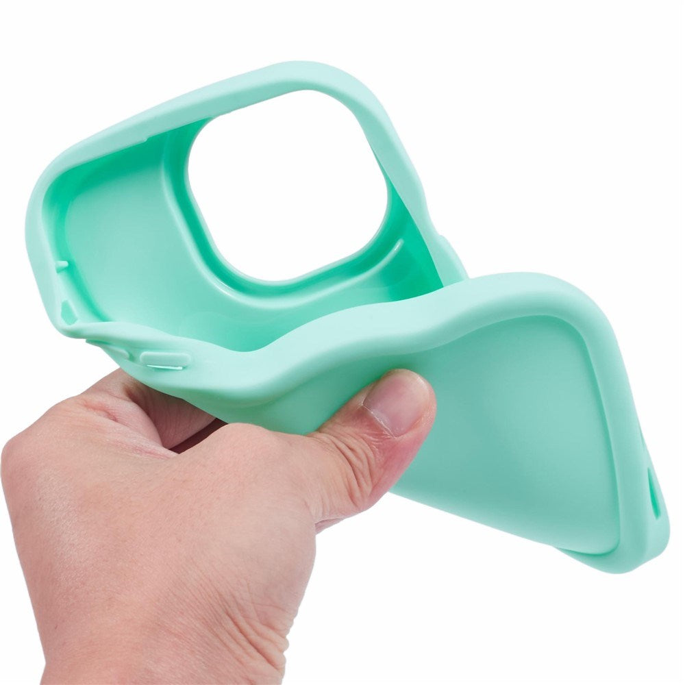iPhone 15 Pro EIDERWOOD Flexible Plastic Wavy Case - Blue