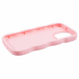 iPhone 15 Pro EIDERWOOD Flexible Plastic Wavy Case - Light Pink