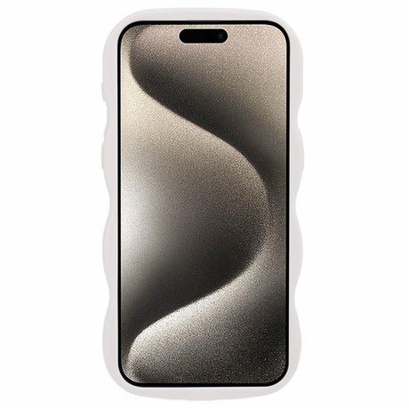 iPhone 14 Pro Max EIDERWOOD Flexible Plastic Wavy Case - White