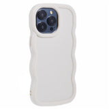 iPhone 14 Pro Max EIDERWOOD Flexible Plastic Wavy Case - White
