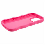 iPhone 14 Pro Max EIDERWOOD Flexible Plastic Wavy Case - Pink