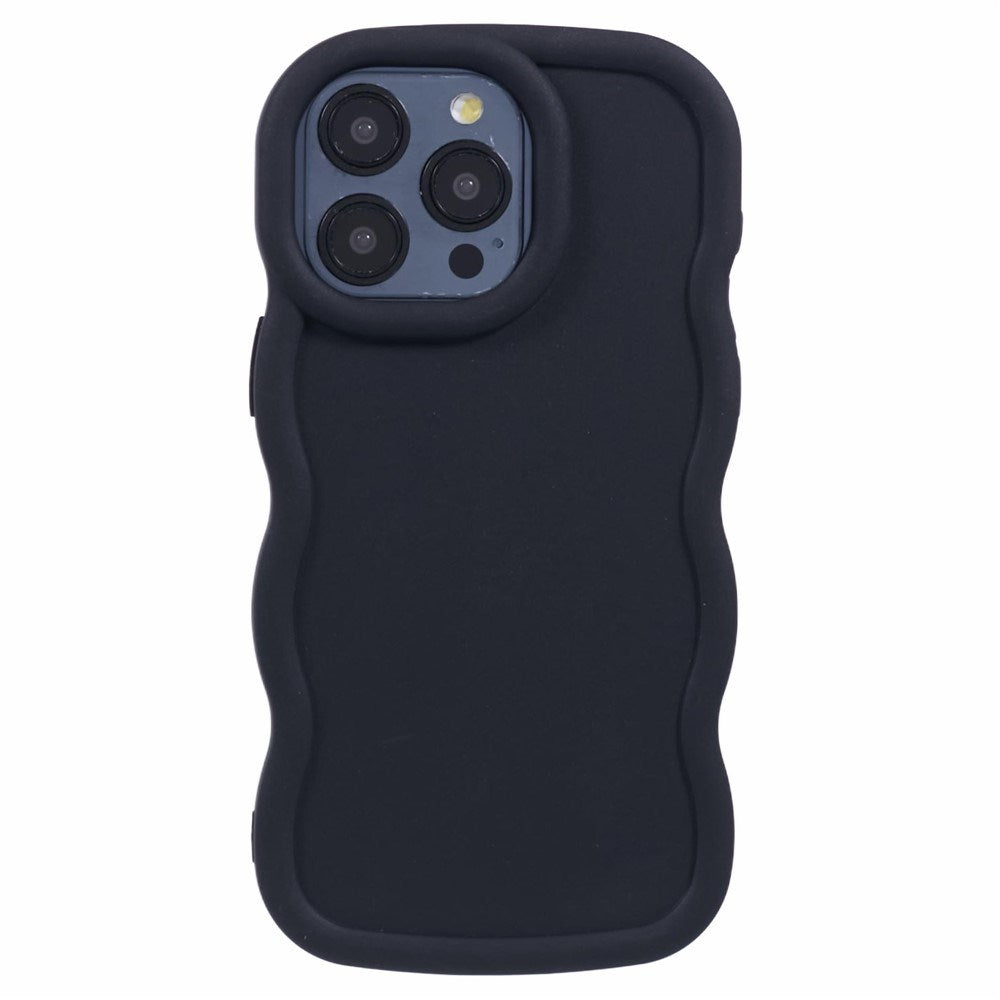 iPhone 14 Pro Max EIDERWOOD Flexible Plastic Wavy Case - Black