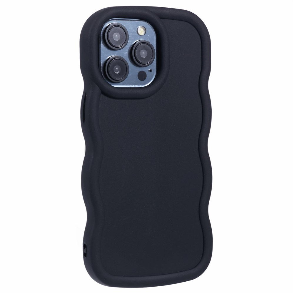 iPhone 14 Pro Max EIDERWOOD Flexible Plastic Wavy Case - Black