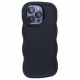 iPhone 14 Pro Max EIDERWOOD Flexible Plastic Wavy Case - Black
