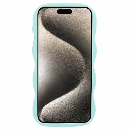 iPhone 14 Pro Max EIDERWOOD Flexible Plastic Wavy Case - Blue
