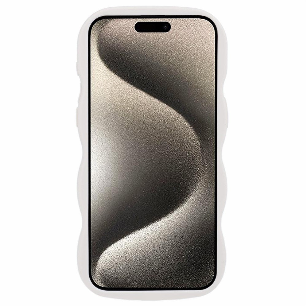 iPhone 14 Pro EIDERWOOD Flexible Plastic Wavy Case - White