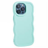 iPhone 14 Pro EIDERWOOD Flexible Plastic Wavy Case - Blue