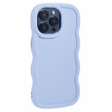 iPhone 13 Pro EIDERWOOD Flexible Plastic Wavy Case - Purple