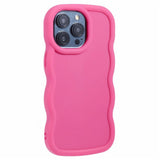 iPhone 13 Pro EIDERWOOD Flexible Plastic Wavy Case - Pink