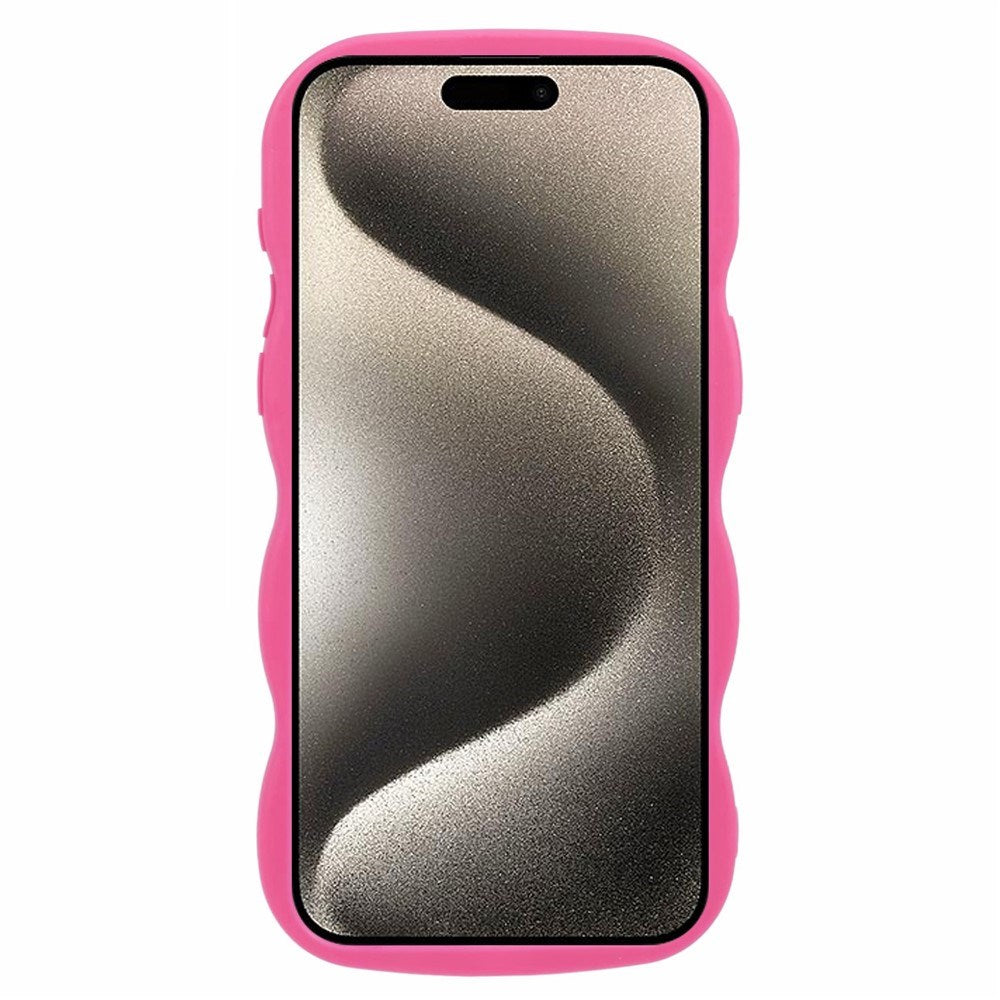 iPhone 12 Pro Max EIDERWOOD Flexible Plastic Wavy Case - Pink