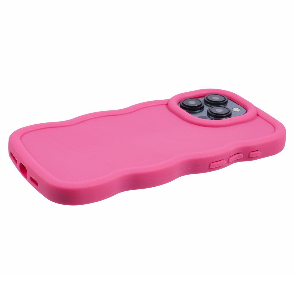 iPhone 12 Pro Max EIDERWOOD Flexible Plastic Wavy Case - Pink
